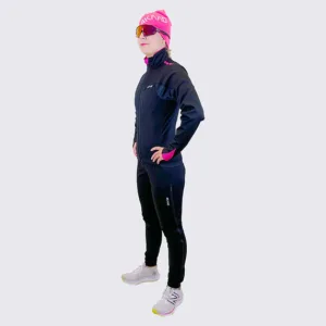 4KAAD CADO Thermo hiihtotakki musta/pinkki