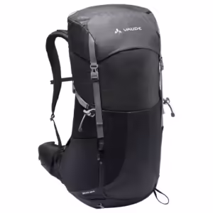 Vaude Brenta 36+6 Musta – Tilava ja mukava vaellusreppu pidemmille matkoille