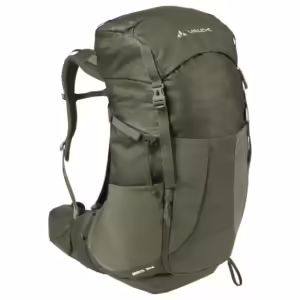 Vaude Brenta 36+6 Vihreä – Tilava ja mukava vaellusreppu pidemmille matkoille