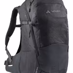 Vaude Tacora 26+3 musta – Kompakti ja monikäyttöinen vaellusreppu naisille