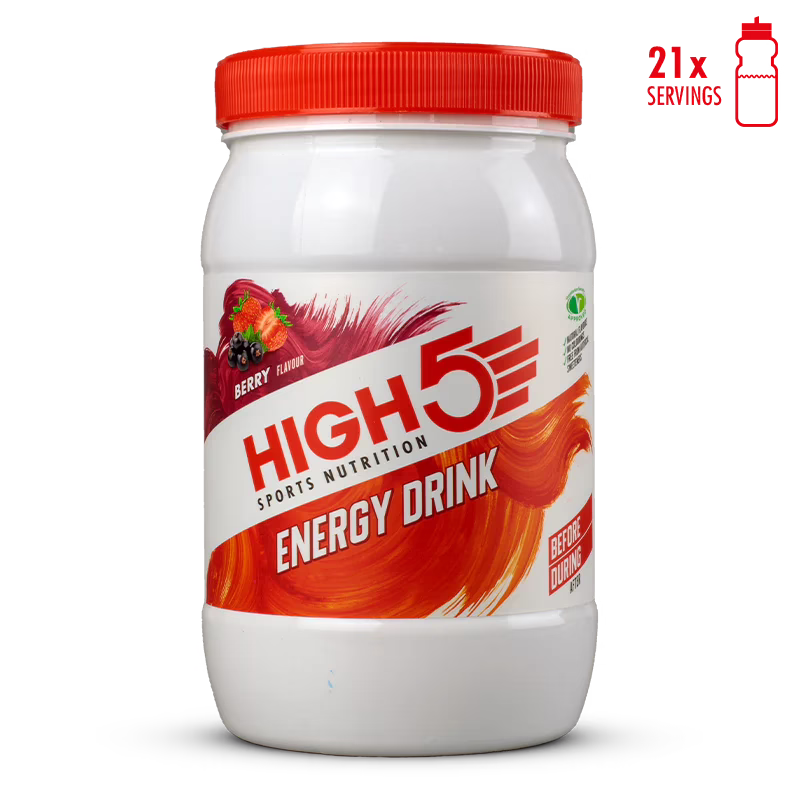High5 Energy Drink marja 1kg – tehokas urheilujuoma energia- ja nestetasapainon tueksi