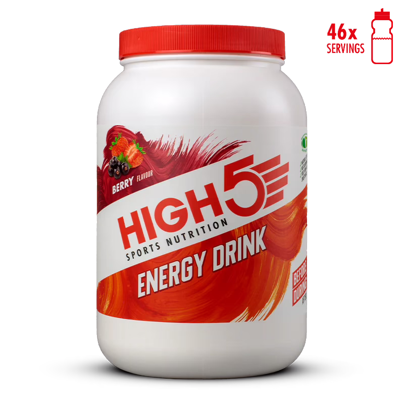 High5 Energy Drink marja 1kg – tehokas urheilujuoma energia- ja nestetasapainon tueksi